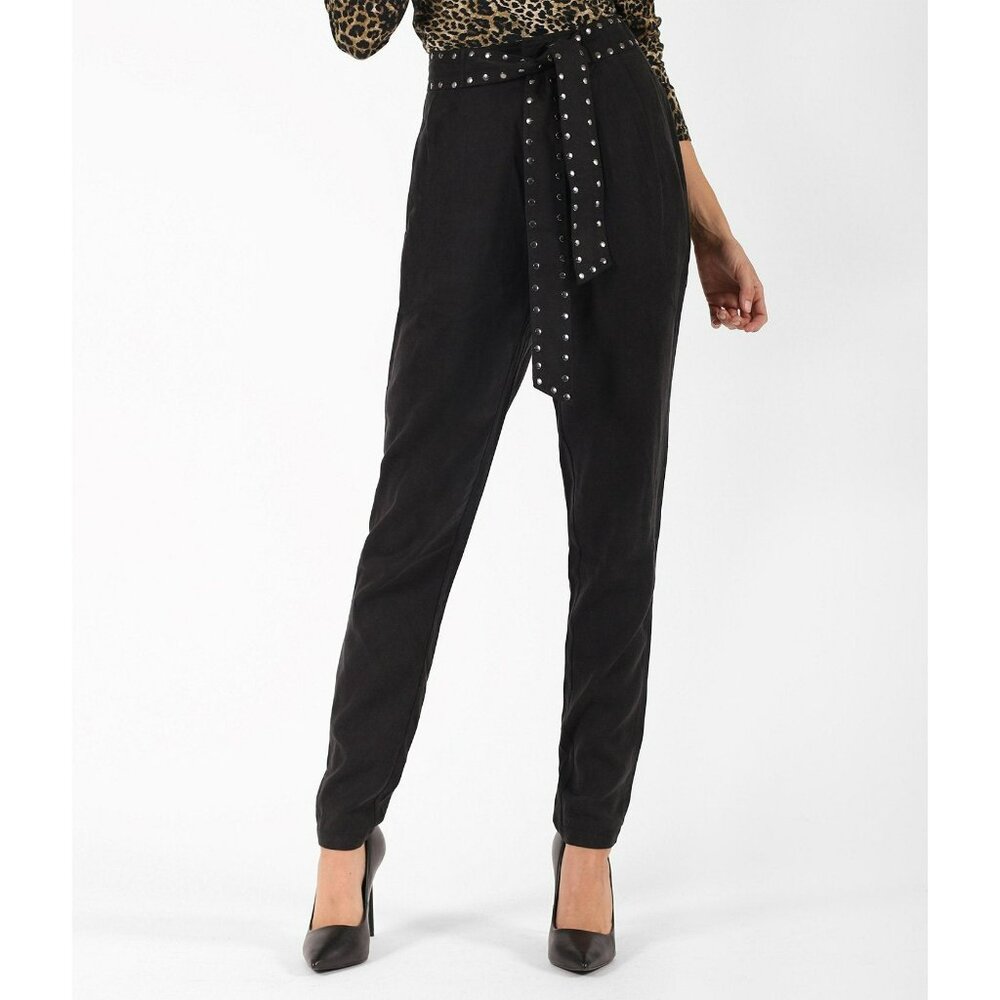 Vintage Mariel Ladies Hi-Waist Belted Pants Size Large